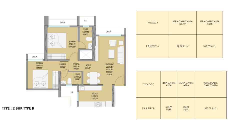 Rajlaxmi-Helios-Codename-Park-Street-2 BHK-TypeB